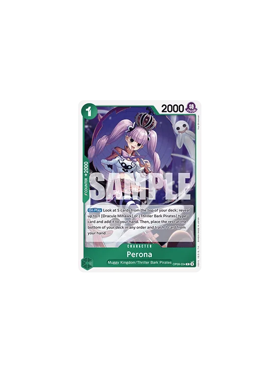 Perona (OP09-034) (V.1) de Bandai en OP09 - Emperors in the New World | La Cueva Roja