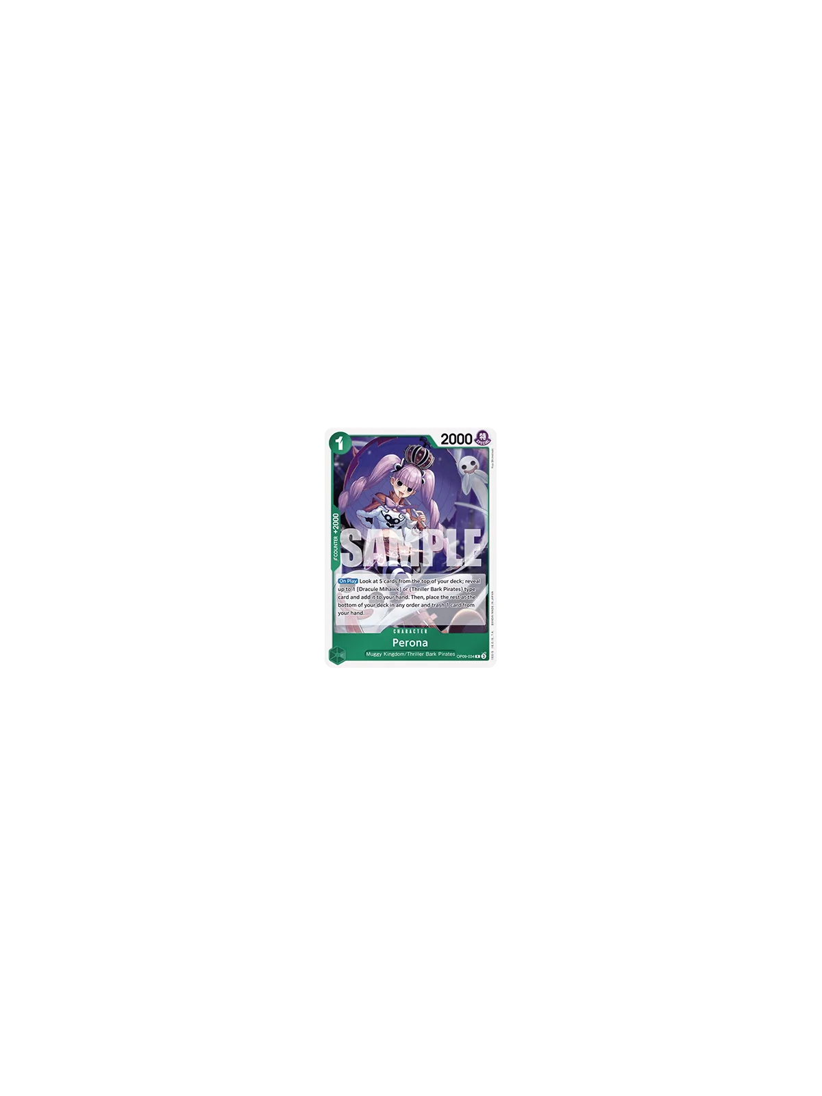 Perona (OP09-034) (V.1) de Bandai en OP09 - Emperors in the New World | La Cueva Roja