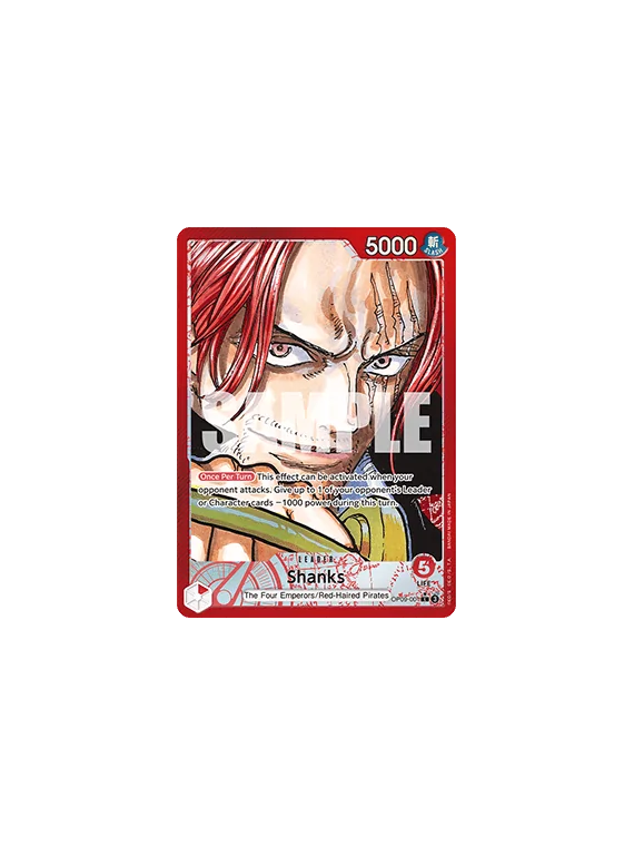 Shanks (OP09-001) (V.2) de Bandai en OP09 - Emperors in the New World | La Cueva Roja