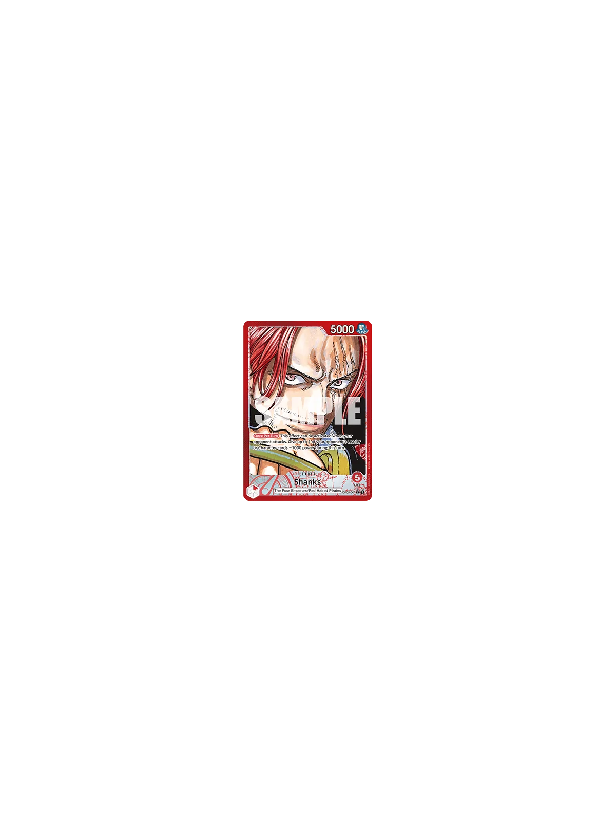 Shanks (OP09-001) (V.2) de Bandai en OP09 - Emperors in the New World | La Cueva Roja