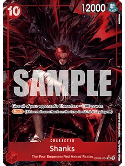 Shanks (OP09-004) (V.2) de Bandai en OP09 - Emperors in the New World | La Cueva Roja