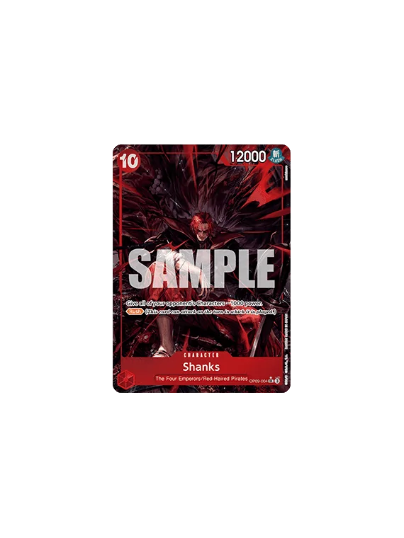 Shanks (OP09-004) (V.2) de Bandai en OP09 - Emperors in the New World | La Cueva Roja