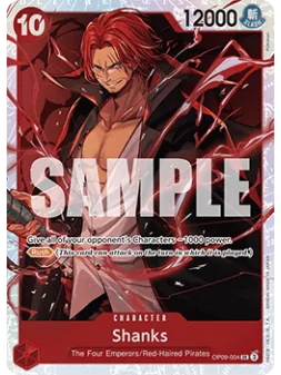 Shanks (OP09-004) (V.1) de Bandai en OP09 - Emperors in the New World | La Cueva Roja