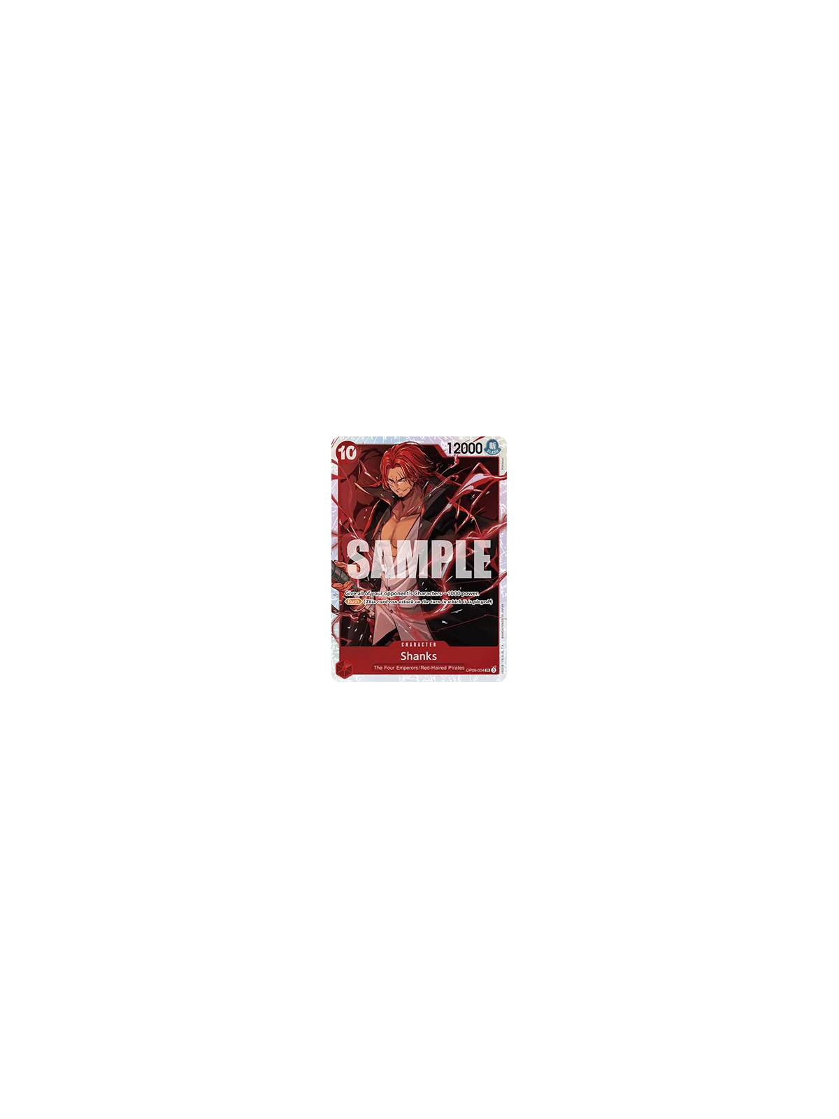 Shanks (OP09-004) (V.1) de Bandai en OP09 - Emperors in the New World | La Cueva Roja