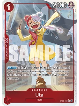 Uta (OP09-002) (V.2) de Bandai en OP09 - Emperors in the New World | La Cueva Roja