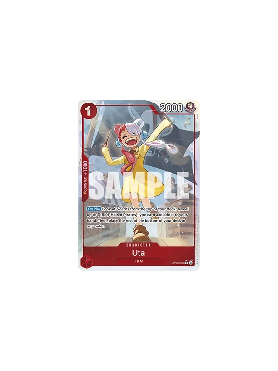 Uta (OP09-002) (V.2) de Bandai en OP09 - Emperors in the New World | La Cueva Roja