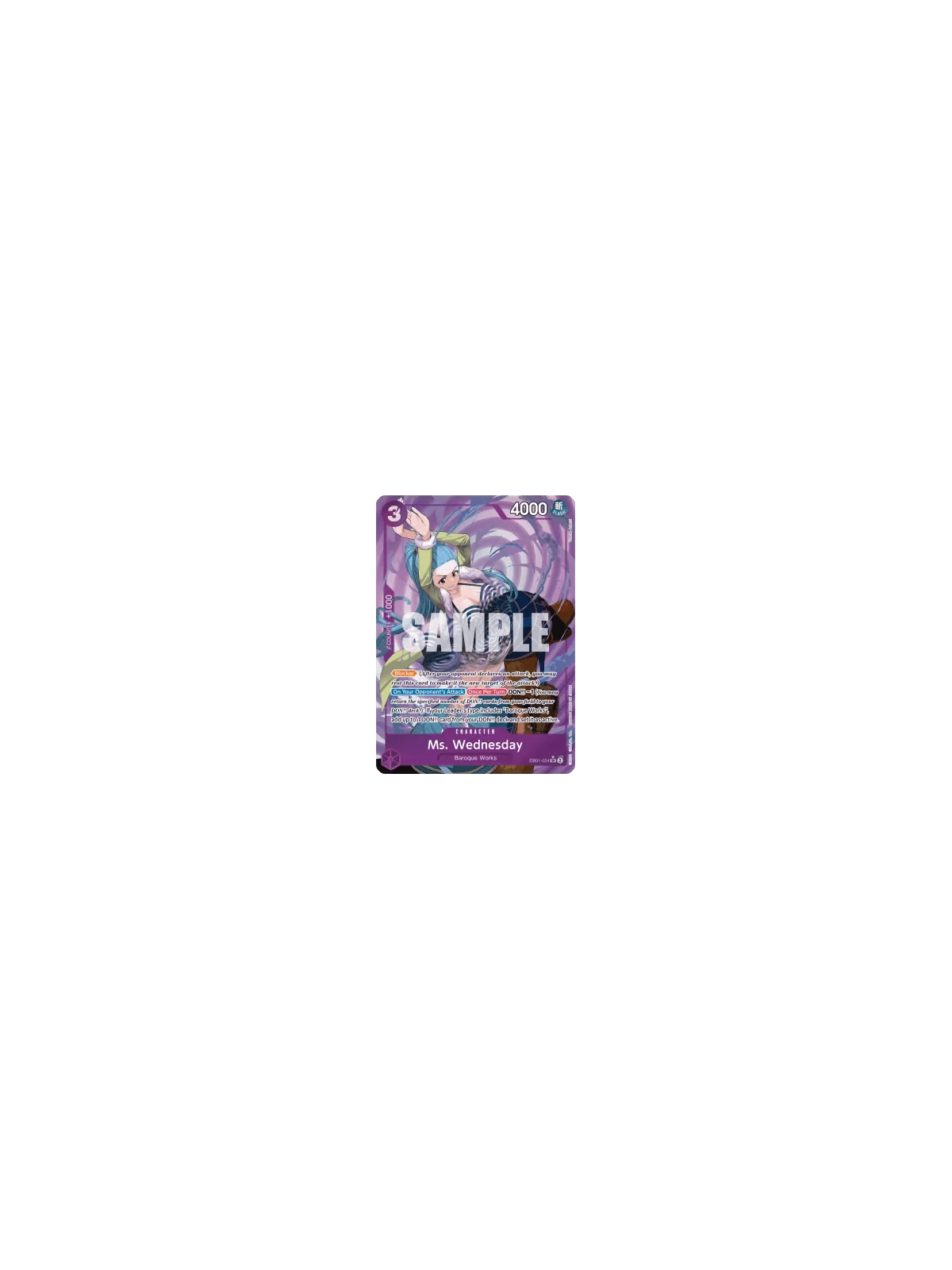 Ms. Wednesday (EB01-034) (V.2) de Bandai en TCG | La Cueva Roja