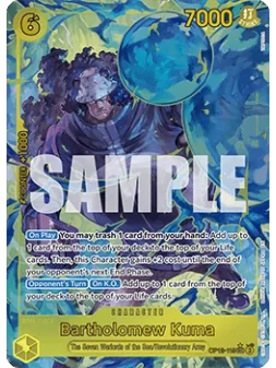 Bartholomew Kuma (OP12-119) (V.2) de Bandai en OP12 - Legacy of the Master | La Cueva Roja