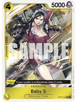 Baby 5 (OP12-112) de Bandai en OP12 - Legacy of the Master | La Cueva Roja
