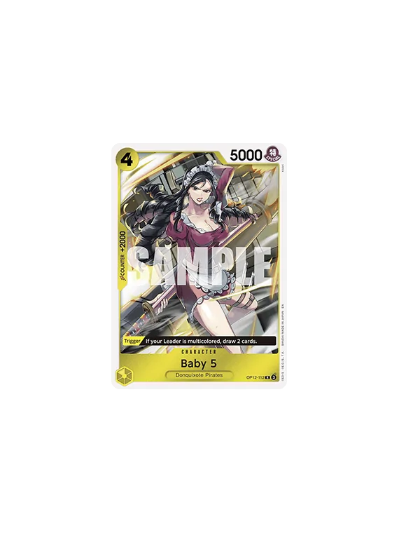 Baby 5 (OP12-112) de Bandai en OP12 - Legacy of the Master | La Cueva Roja