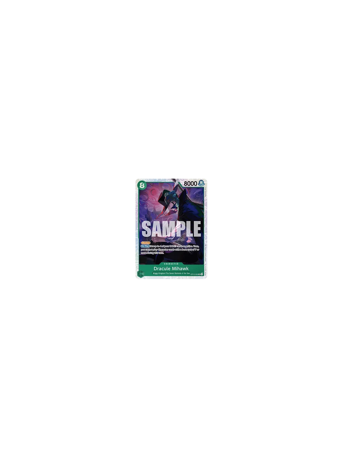 Dracule Mihawk (OP12-030) (V.1) de Bandai en OP12 - Legacy of the Master | La Cueva Roja