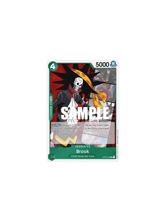 Brook (OP02-040) de Bandai en OP-02 - Paramount War | La Cueva Roja