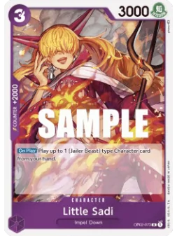 Little Sadi (OP02-073) (V.1) de Bandai en OP-02 - Paramount War | La Cueva Roja