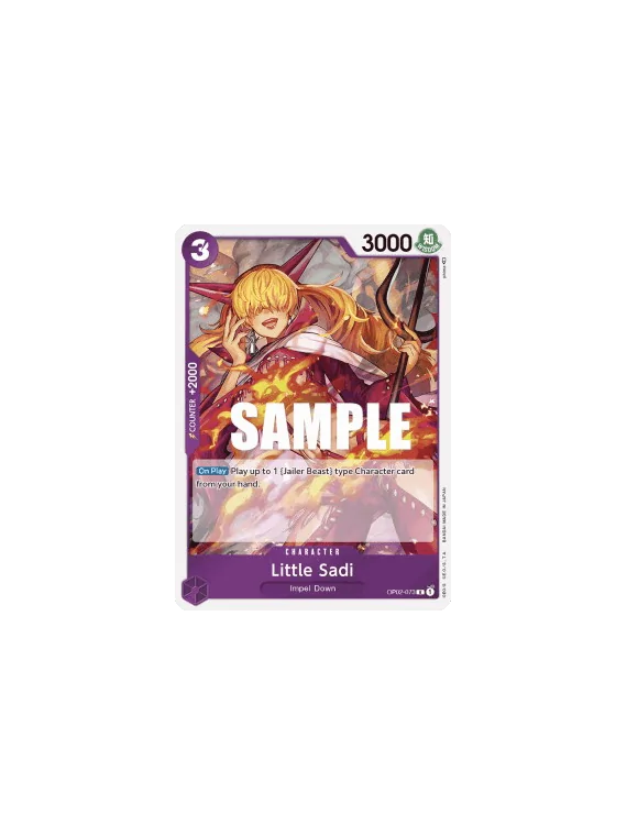 Little Sadi (OP02-073) (V.1) de Bandai en OP-02 - Paramount War | La Cueva Roja