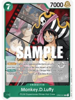 Monkey.D.Luffy (OP02-041) (V.1) de Bandai en OP-02 - Paramount War | La Cueva Roja