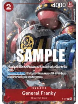 General Franky (P-027) de Bandai en OP - Otro | La Cueva Roja