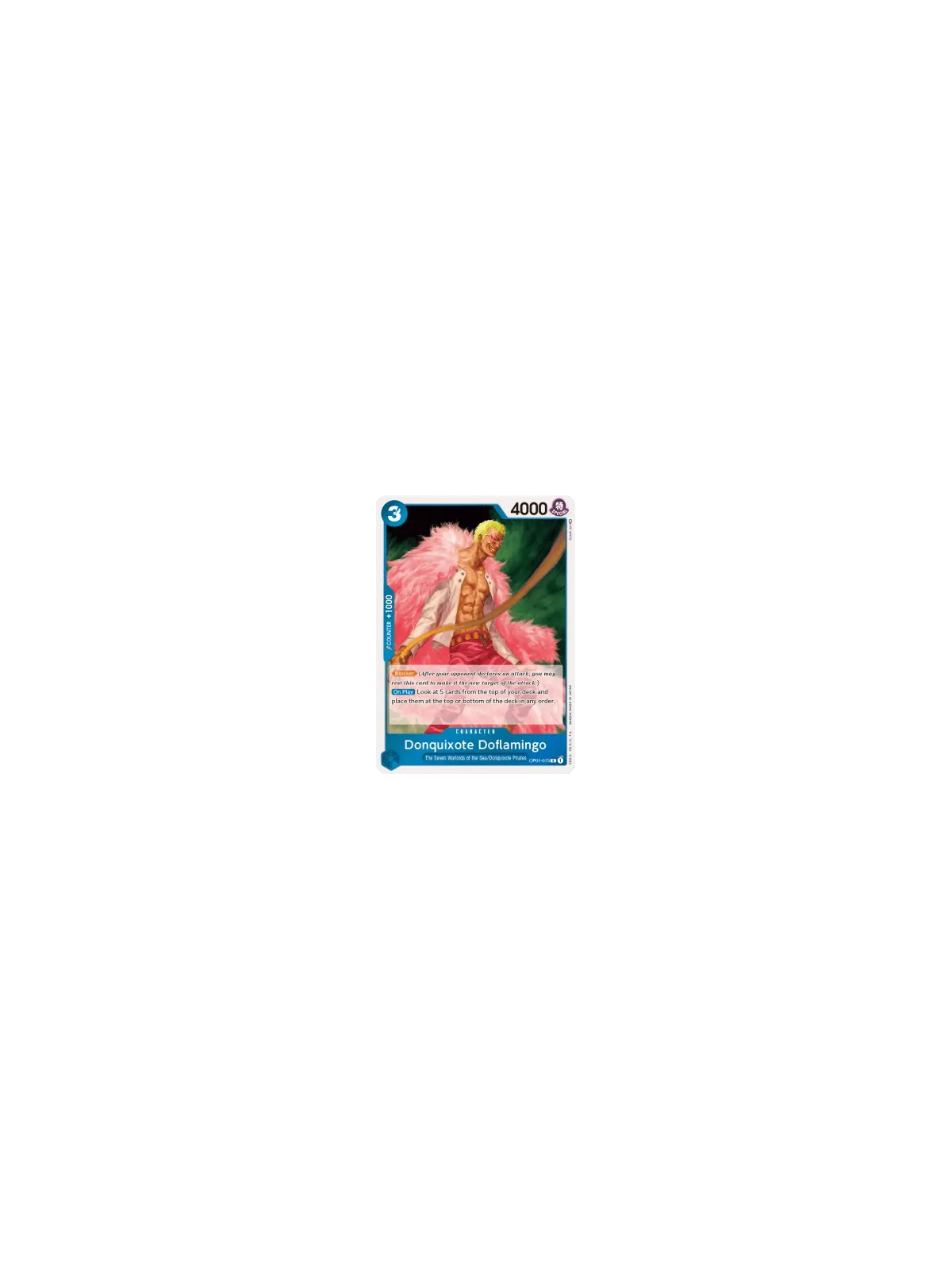 Donquixote Doflamingo (OP01-073) (V.1) de Bandai en OP-01 - Romance Dawn | La Cueva Roja