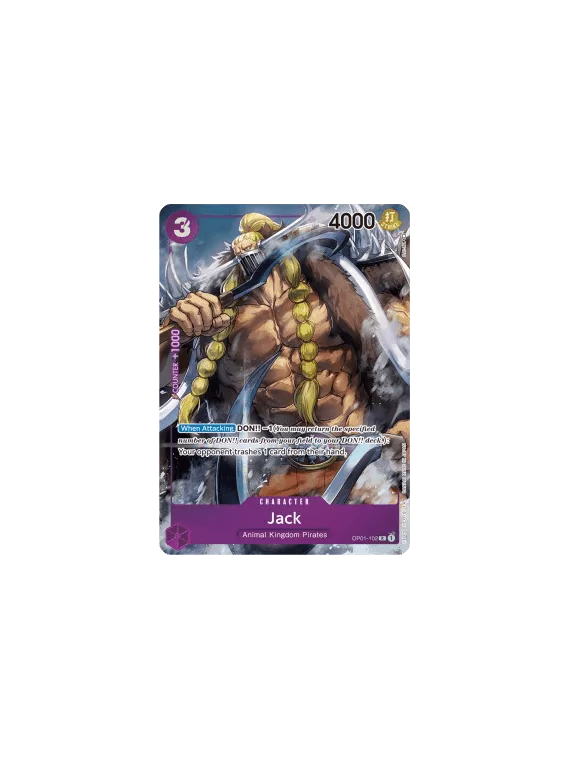 Jack (OP01-102) (V.2) de Bandai en OP-01 - Romance Dawn | La Cueva Roja