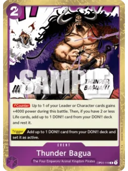 Thunder Bagua (OP01-119) de Bandai en OP-01 - Romance Dawn | La Cueva Roja