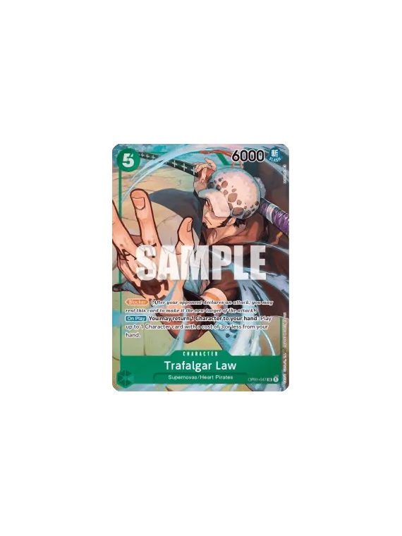 Trafalgar Law (OP01-047) (V.2) de Bandai en OP-01 - Romance Dawn | La Cueva Roja