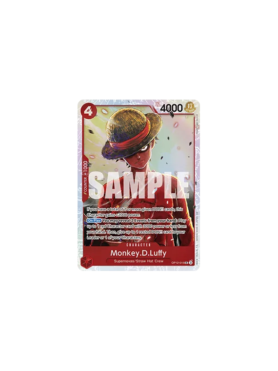 Monkey.D.Luffy (OP12-015) (V.1) de Bandai en OP12 - Legacy of the Master | La Cueva Roja