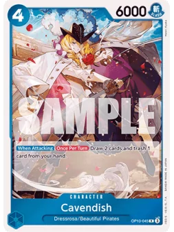 Cavendish (OP10-045) (V.1) de Bandai en OP10 - Royal Blood | La Cueva Roja