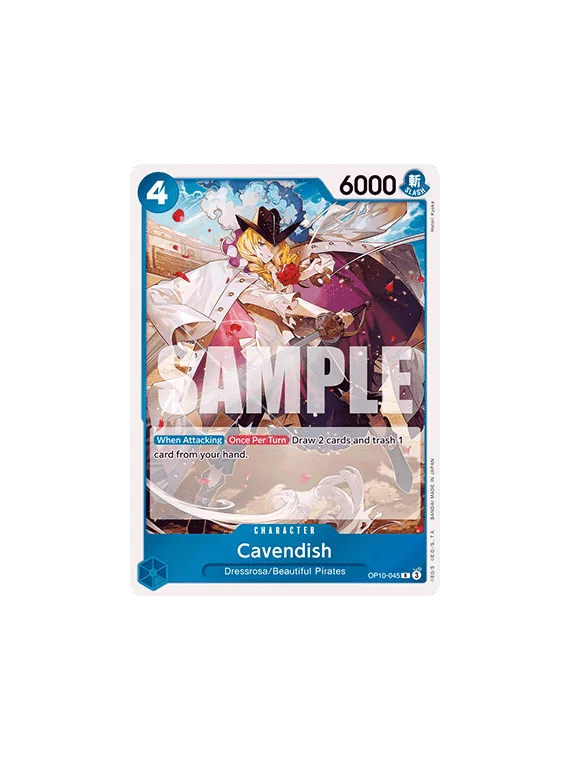 Cavendish (OP10-045) (V.1) de Bandai en OP10 - Royal Blood | La Cueva Roja