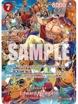 Edward.Newgate (ST15-002) de Bandai en OP10 - Royal Blood | La Cueva Roja