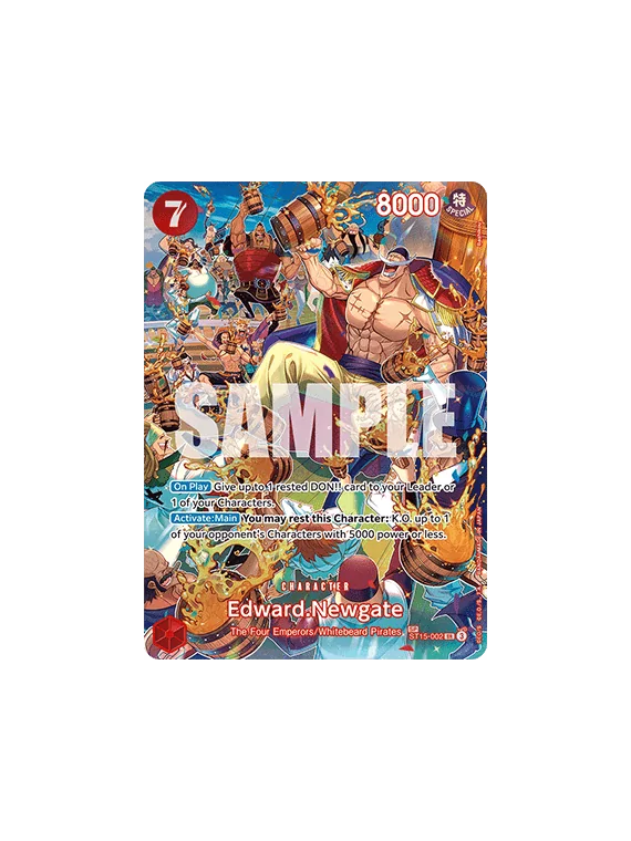 Edward.Newgate (ST15-002) de Bandai en OP10 - Royal Blood | La Cueva Roja