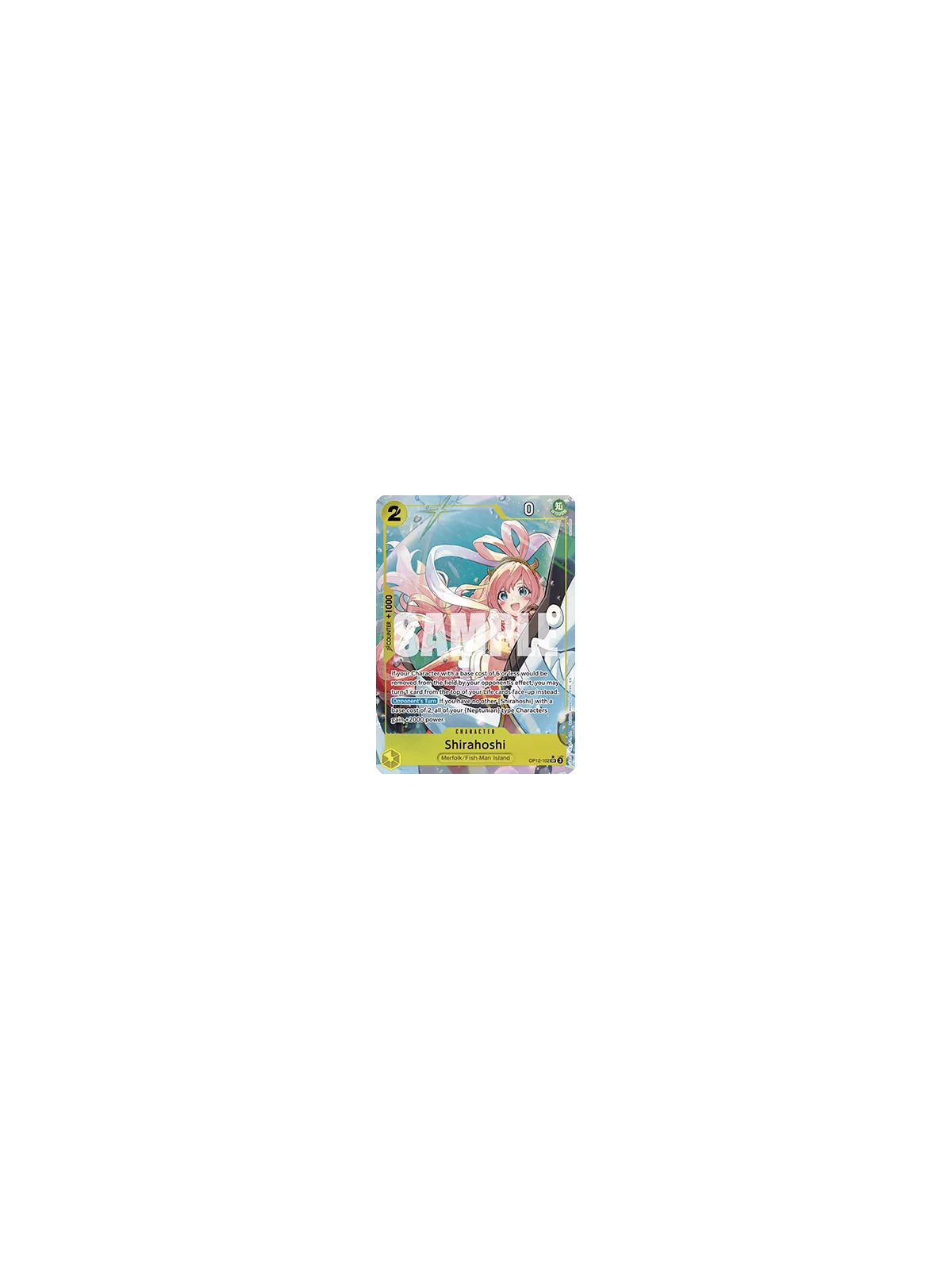 Shirahoshi (OP12-102) (V.2) de Bandai en OP12 - Legacy of the Master | La Cueva Roja