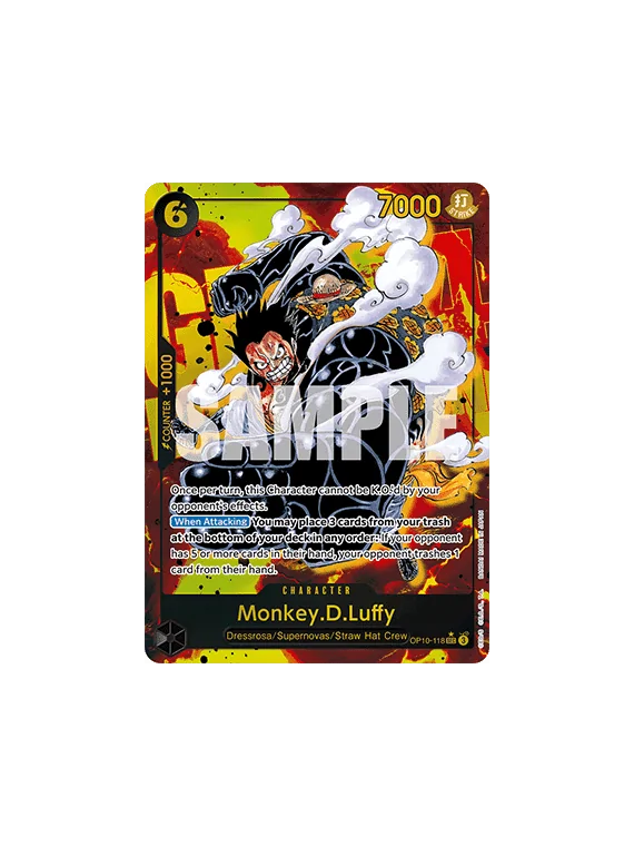 Monkey.D.Luffy (OP10-118) (V.2) de Bandai en OP10 - Royal Blood | La Cueva Roja