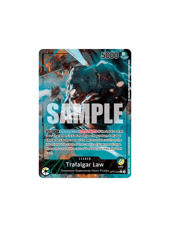 Trafalgar Law (OP10-022) (V.2) de Bandai en OP10 - Royal Blood | La Cueva Roja