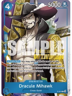 Dracule Mihawk (P-081) de Bandai en OP - Otro | La Cueva Roja