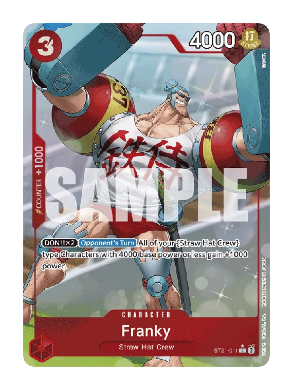 Franky (ST21-011) (V.2) de Bandai en OP - Otro | La Cueva Roja