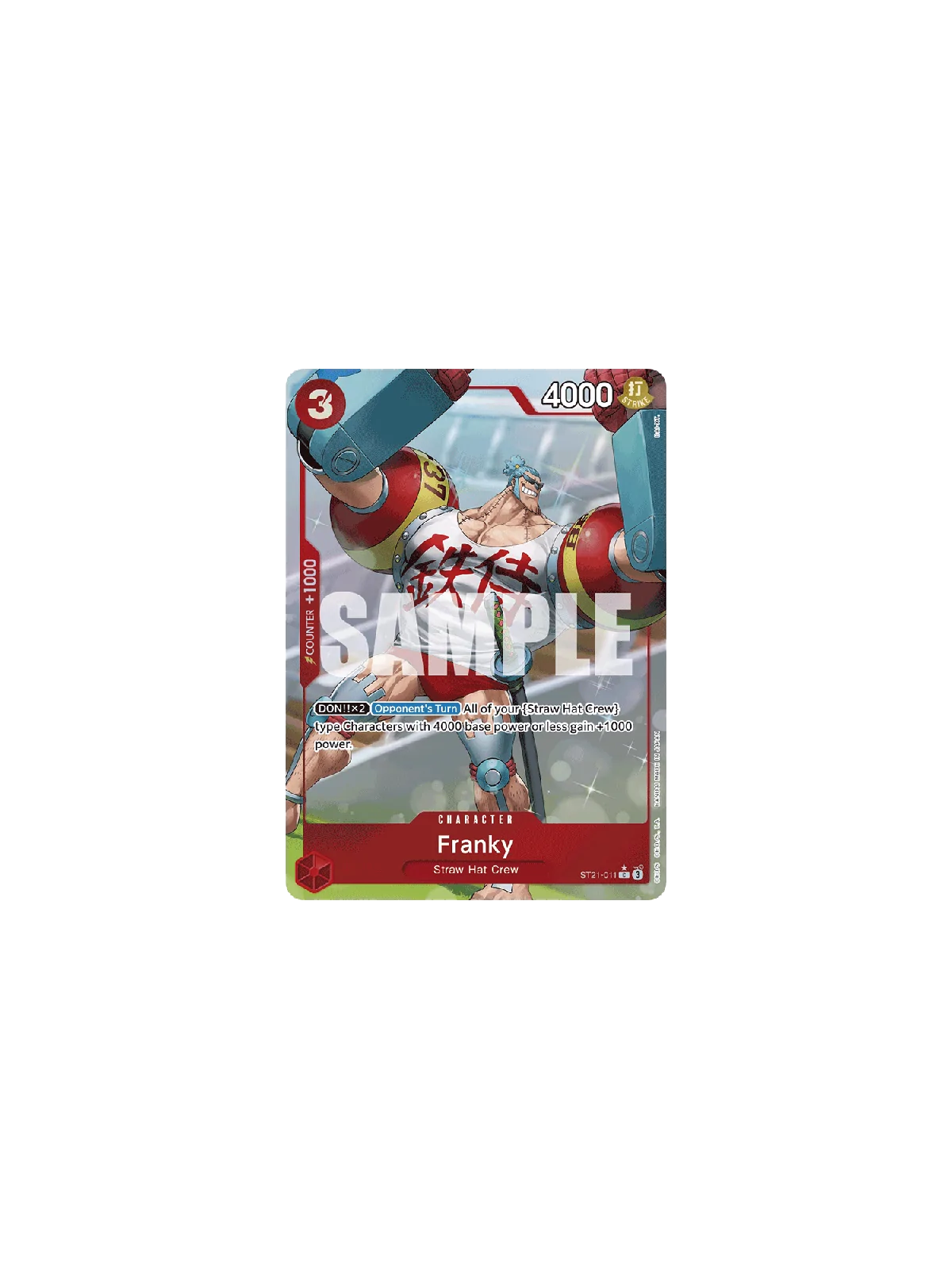 Franky (ST21-011) (V.2) de Bandai en OP - Otro | La Cueva Roja