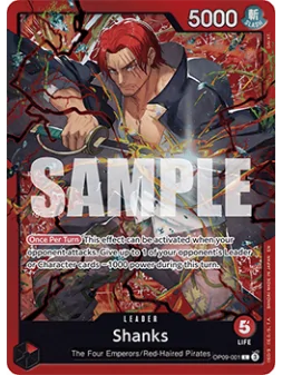 Shanks (OP09-001) de Bandai en OP - Otro | La Cueva Roja