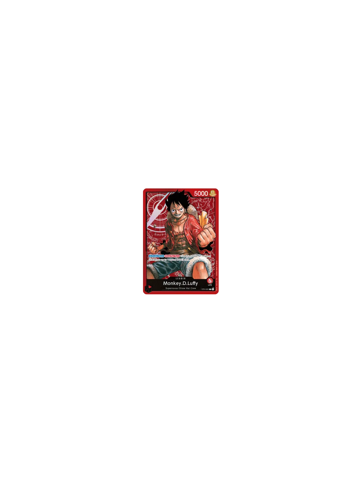 Monkey.D.Luffy (ST01-001) (V.1) de Bandai en OP - Otro | La Cueva Roja