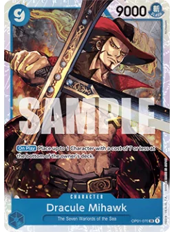 Dracule Mihawk (OP01-070) (V.1) de Bandai en PRB01 - The Best - Premium Booster | La Cueva Roja