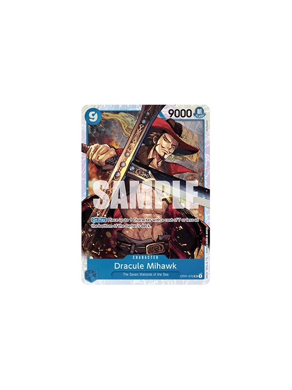 Dracule Mihawk (OP01-070) (V.1) de Bandai en PRB01 - The Best - Premium Booster | La Cueva Roja