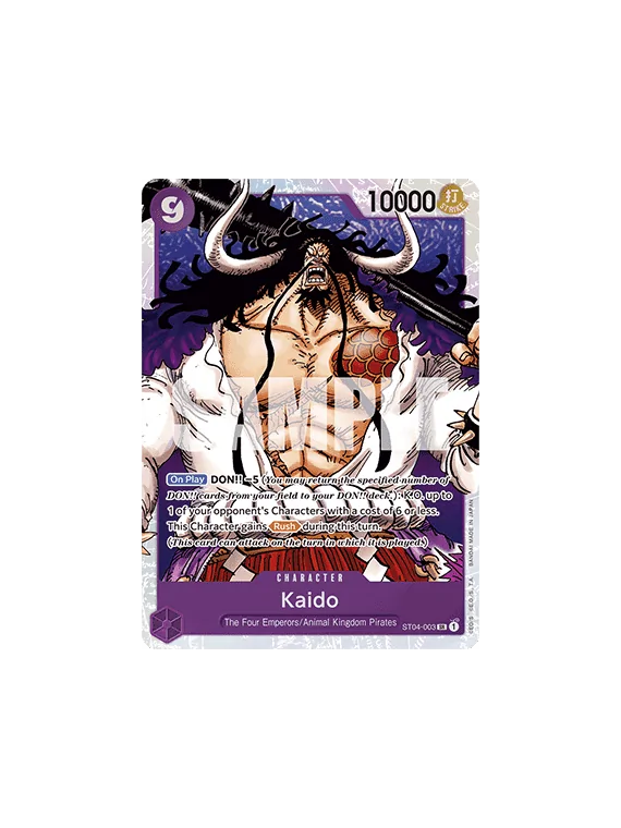 Kaido (ST04-003) (V.1) de Bandai en PRB01 - The Best - Premium Booster | La Cueva Roja