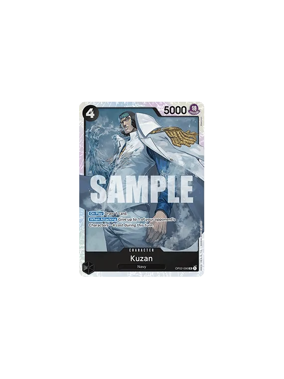 Kuzan (OP02-096) (V.1) de Bandai en PRB01 - The Best - Premium Booster | La Cueva Roja