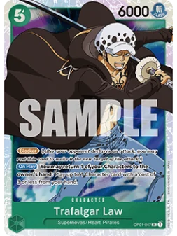 Trafalgar Law (OP01-047) (V.1) de Bandai en PRB01 - The Best - Premium Booster | La Cueva Roja