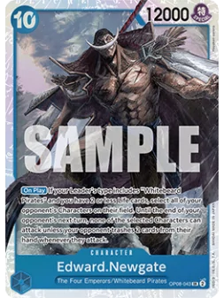 Edward.Newgate (OP08-043) (V.1) de Bandai en OP08 - Two Legends | La Cueva Roja