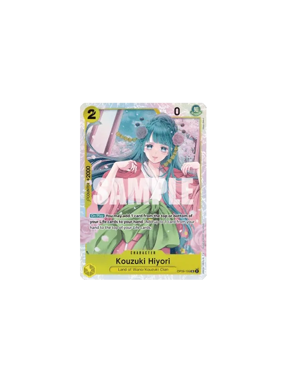 Kouzuki Hiyori (OP06-106) (V.1) de Bandai en OP-06 - Wings of the Captain | La Cueva Roja