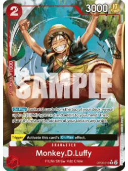 Monkey.D.Luffy (OP06-013) (V.2) de Bandai en OP-06 - Wings of the Captain | La Cueva Roja