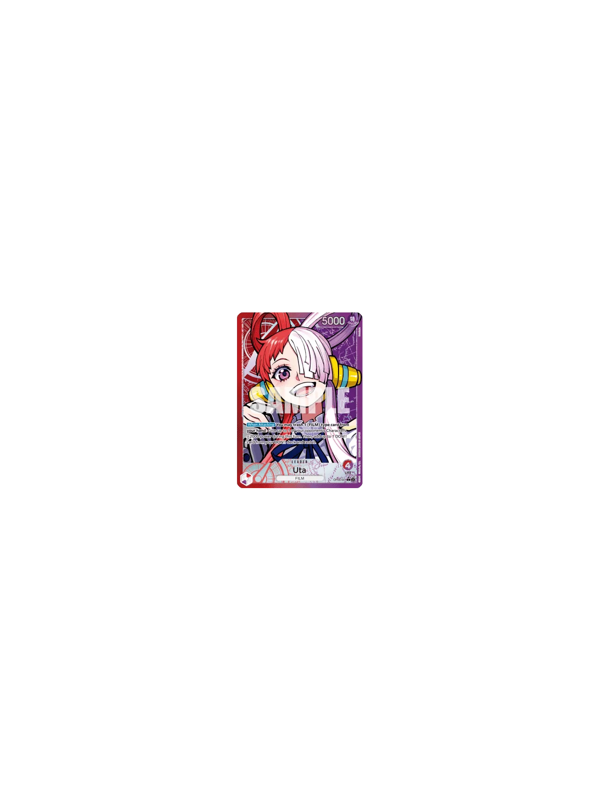 Uta (OP06-001) (V.2) de Bandai en OP-06 - Wings of the Captain | La Cueva Roja