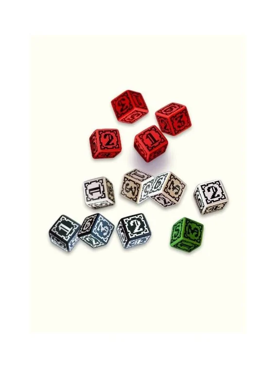 Dados Personalizados: Mazmorra en 1 Carta de Maldito Games en Dados | La Cueva Roja