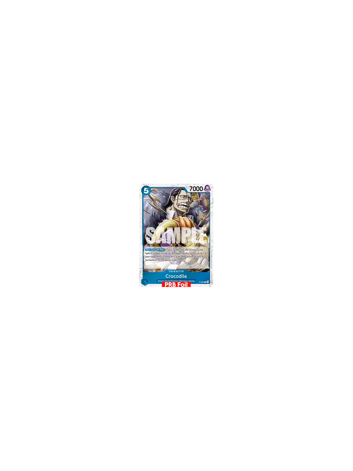 Crocodile (P-082) (V.2) de Bandai en PRB-02 - The Best 2 - Premium Booster | La Cueva Roja