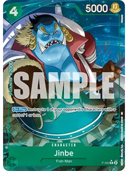 Jinbe (P-063) (V.3) de Bandai en PRB-02 - The Best 2 - Premium Booster | La Cueva Roja