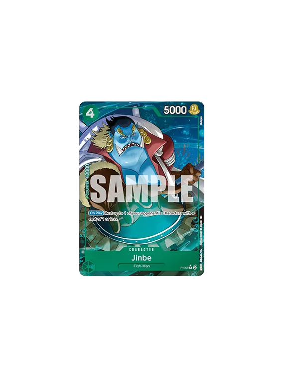 Jinbe (P-063) (V.3) de Bandai en PRB-02 - The Best 2 - Premium Booster | La Cueva Roja